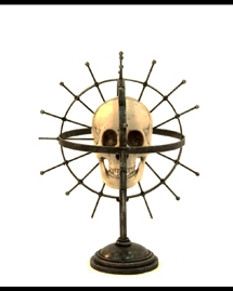 SK-069_Craneugraph Skull with metal base